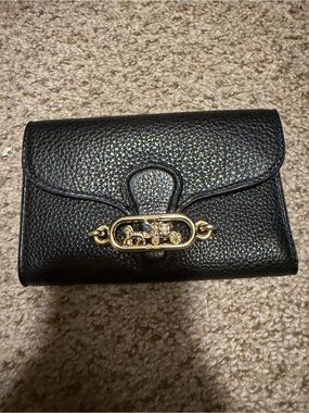 Coach Jade Medium Envelope wallet in black style No. F88099